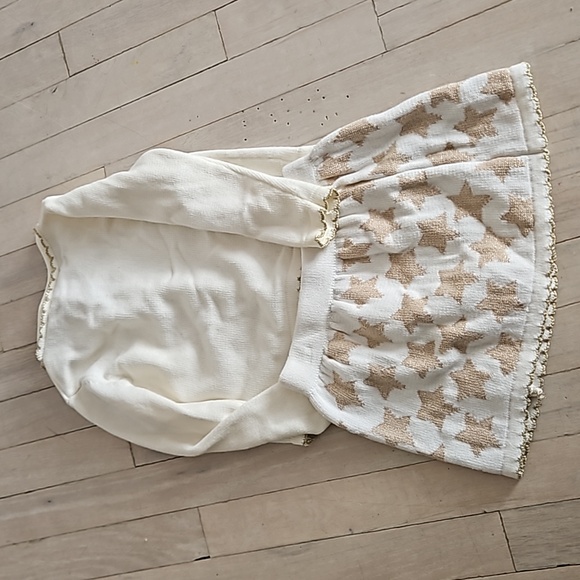 Cream & Gold 2-pc. Star Sweater Set - Picture 2 of 4